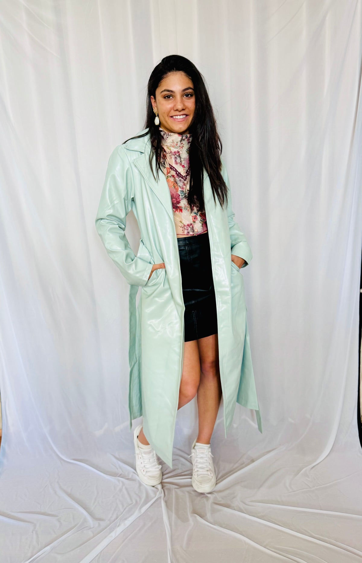 Alicia Vegan Trench Coat
