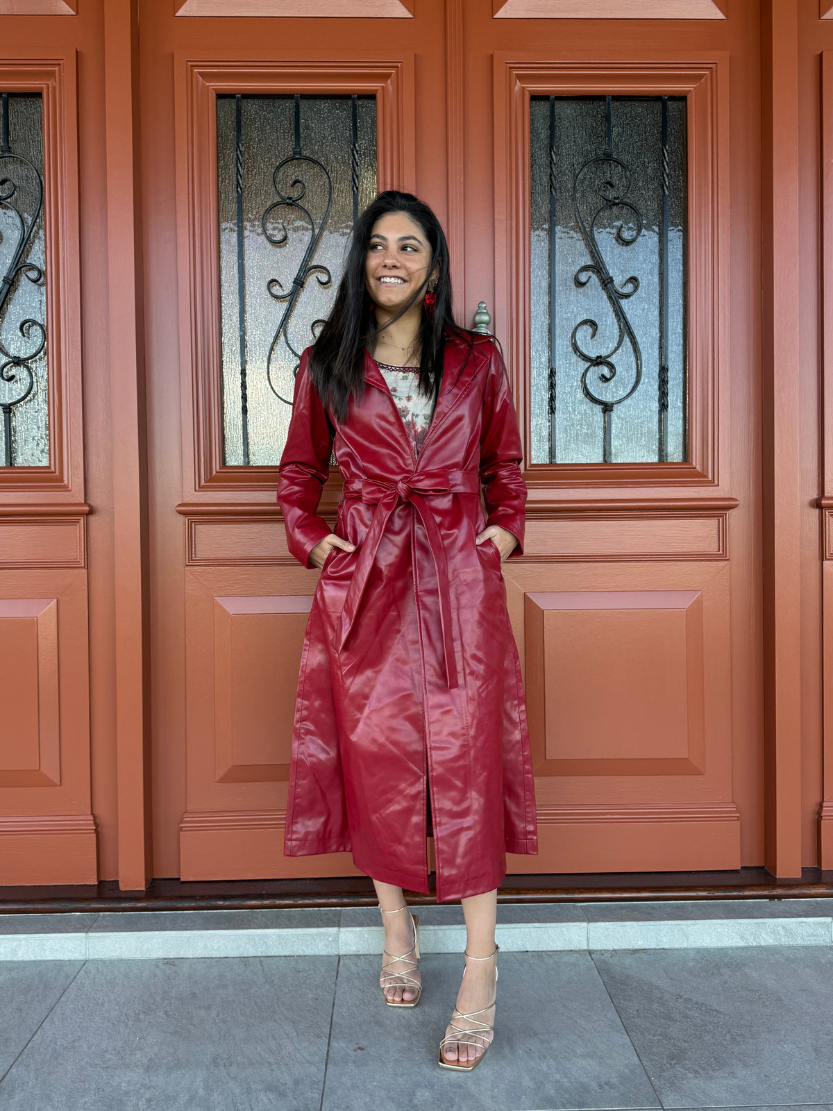 Felicia Vegan Trench Coat