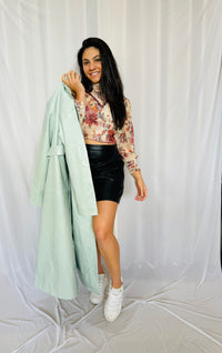 Alicia Vegan Trench Coat