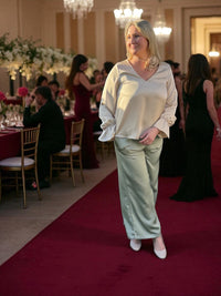 Katerina - Sage green pants