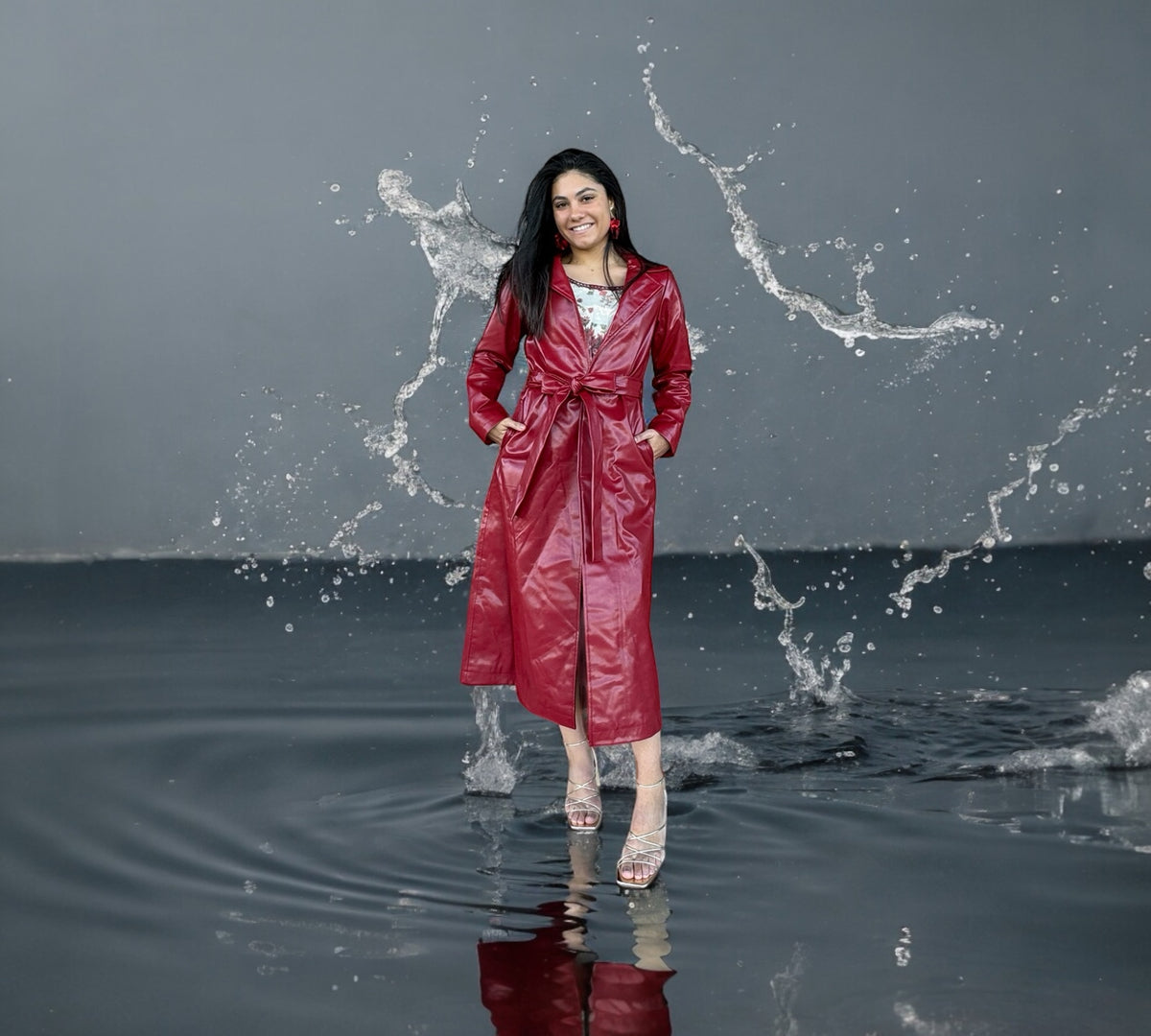 Felicia Vegan Trench Coat