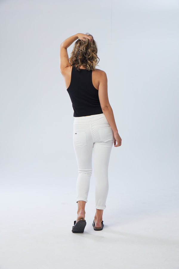 Aya Jogger White