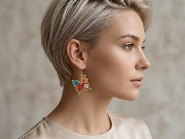 Flutter Bloom Butterfly Earrings
