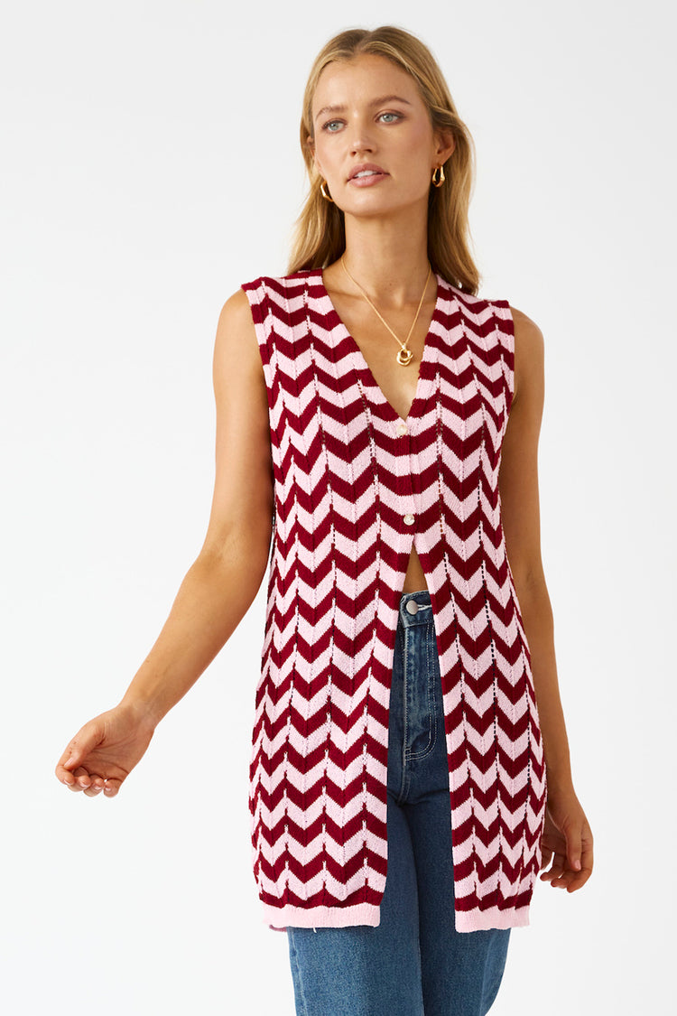 Temp Zig-Zag Vest