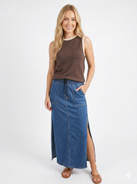 Julia- New London Jeans Skirt