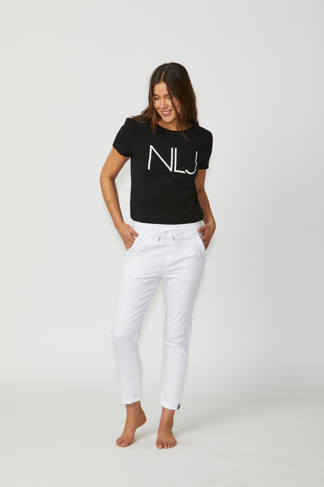 Aya Jogger White