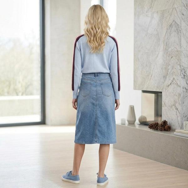 Aveley Sky Blue Knit