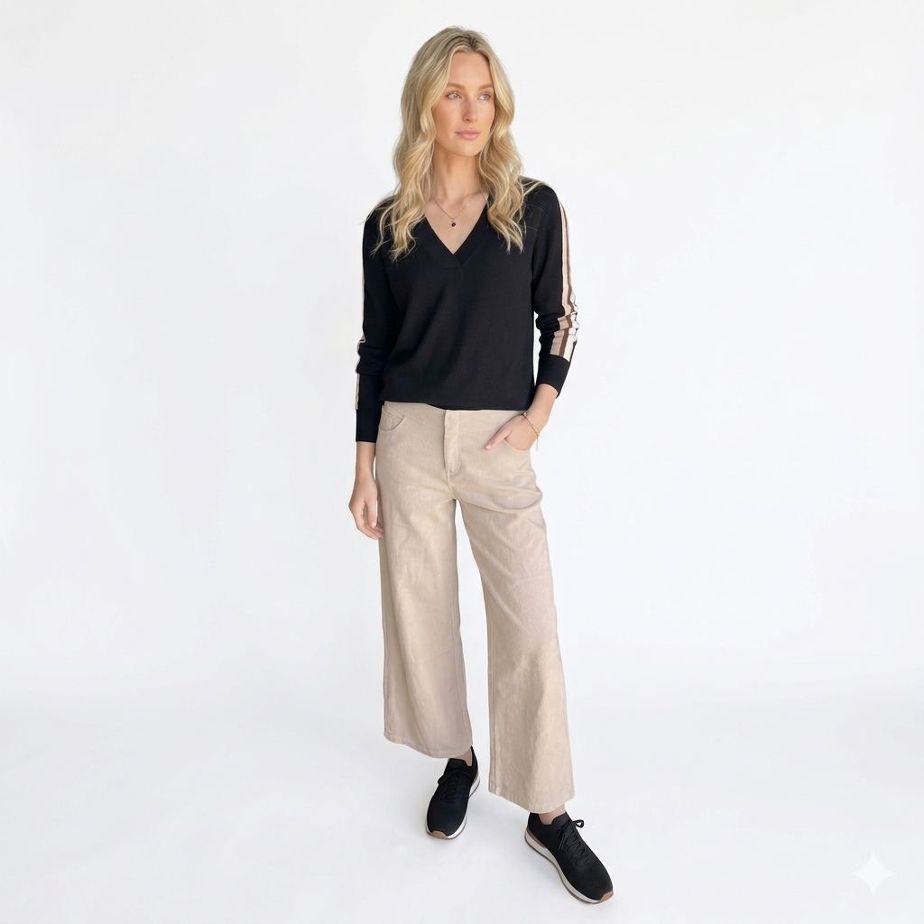 Aveley Black Knit
