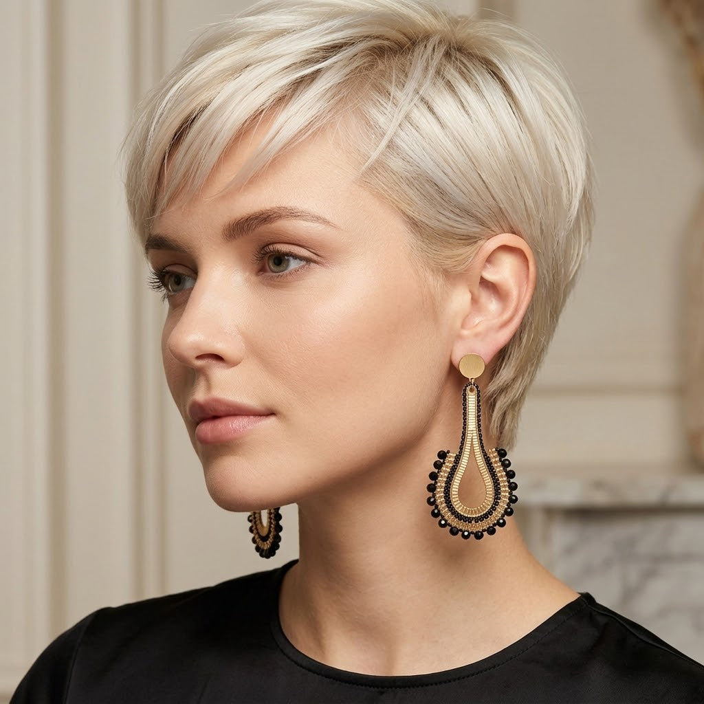 Sienna Fuchsia Pink Earrings