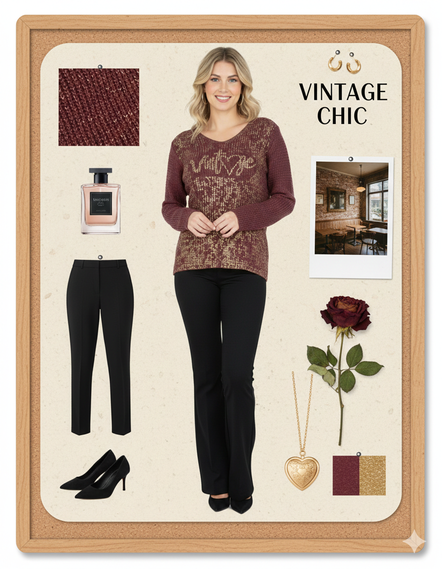 Sofia - Knit Burgundy