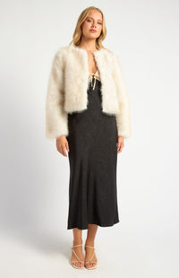 Snowfall  - Faux Fur Coat