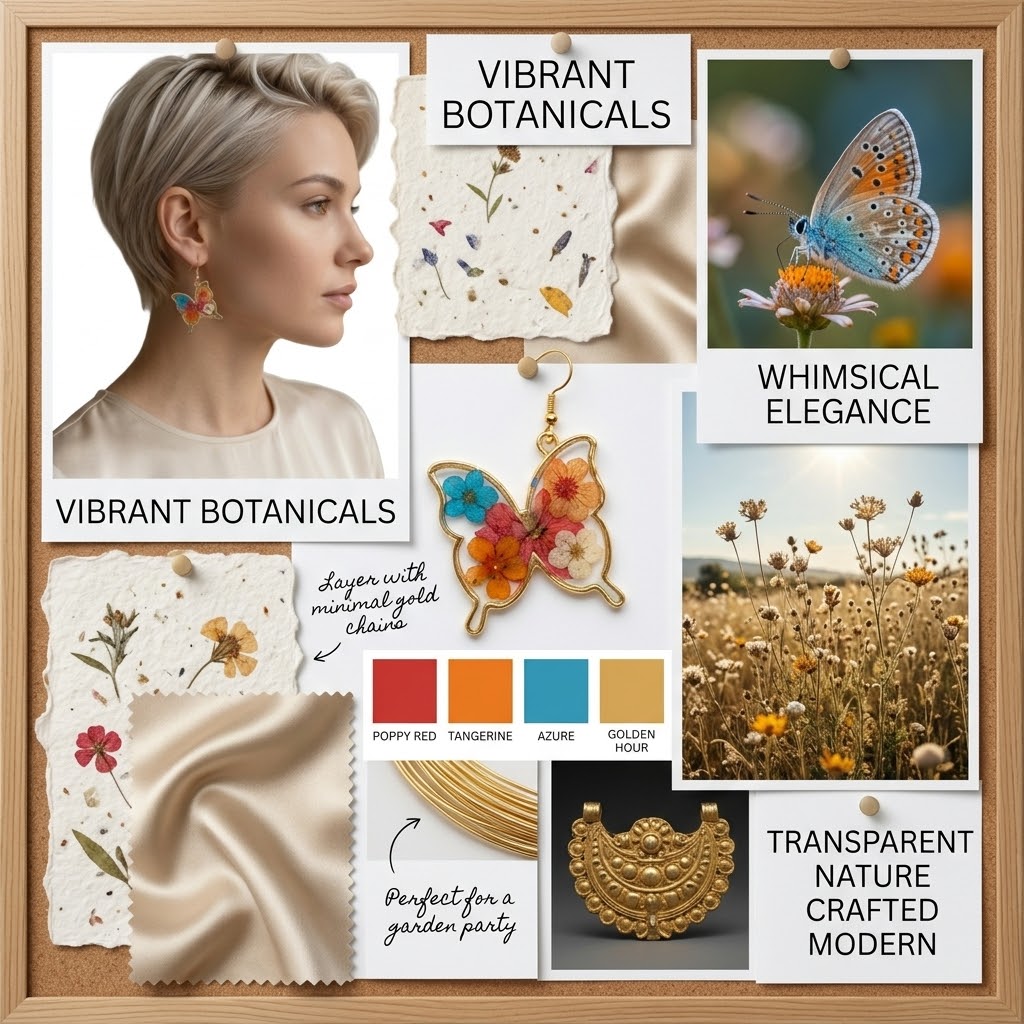 Flutter Bloom Butterfly Earrings
