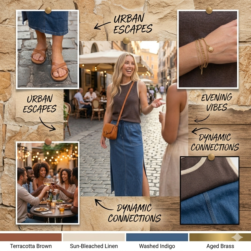 Julia- New London Jeans Skirt