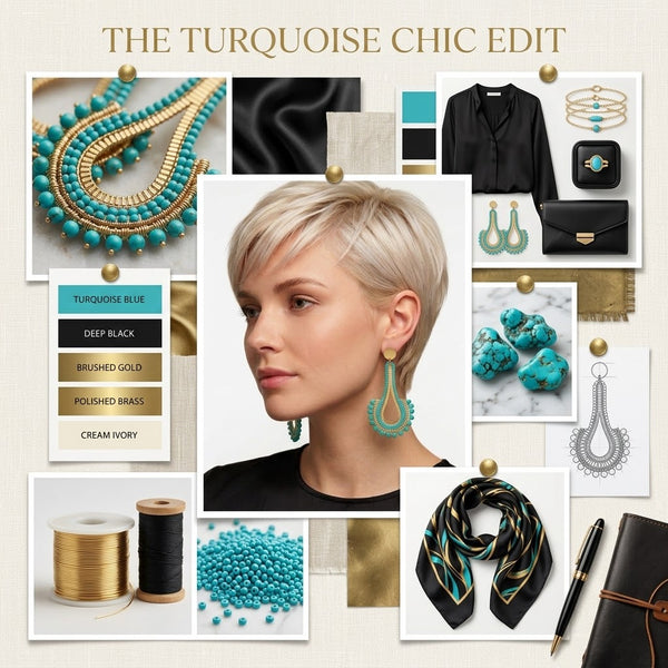 Sienna -Turquoise Earrings