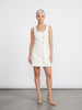 Celeste Gold Button Mini Dress