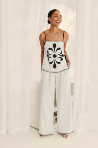 Noir Bloom Top