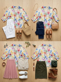 Jolie Saule Floral Blouse