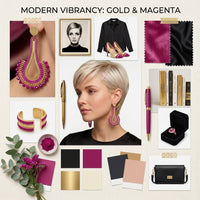 Sienna Fuchsia Pink Earrings