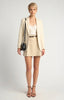 Camille Faux Wool Skirt – Cream