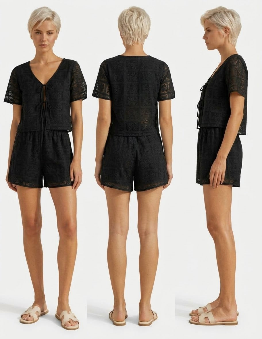 Murphy - Black two piece set