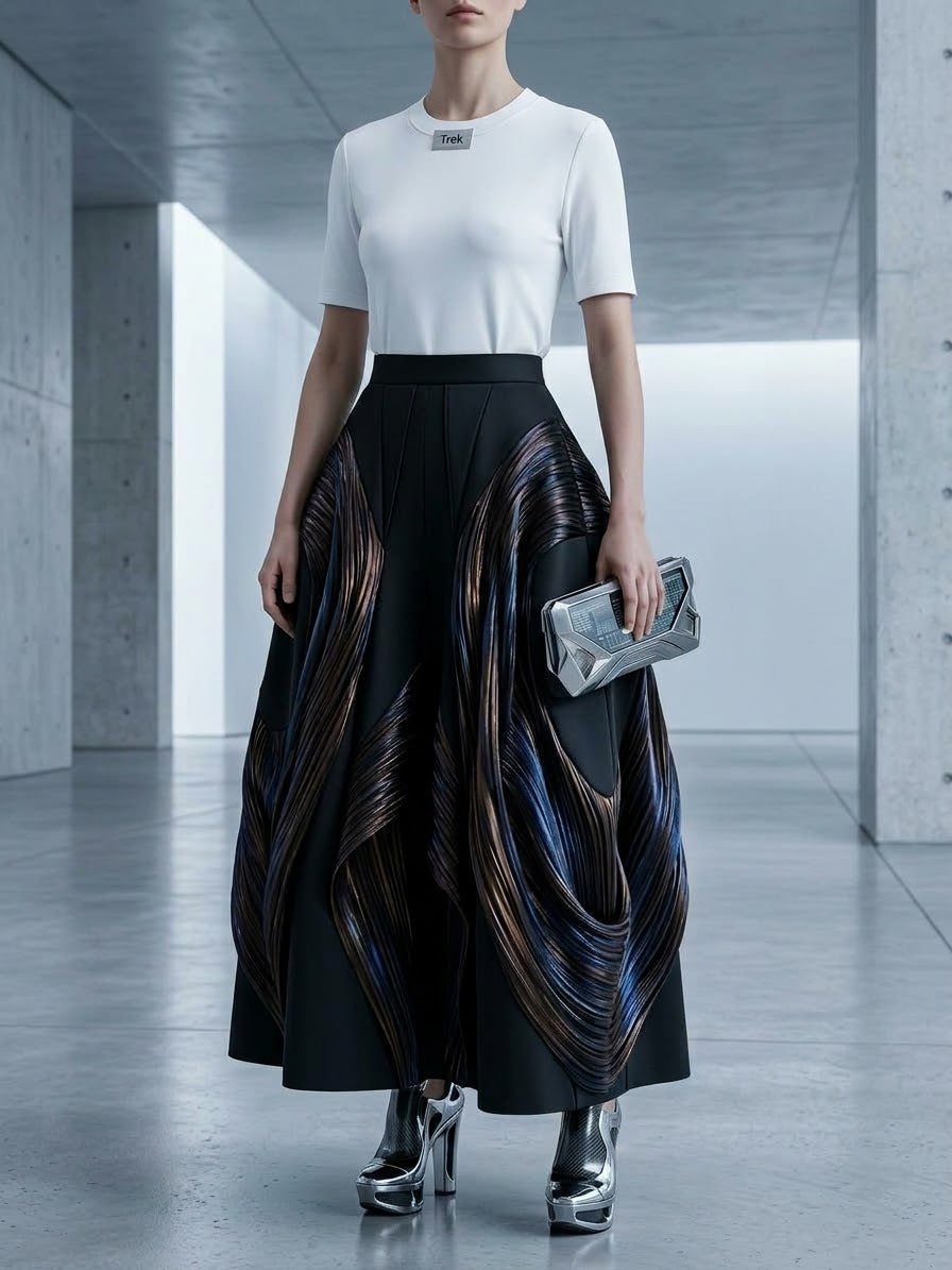 Clara White Cotton Tee