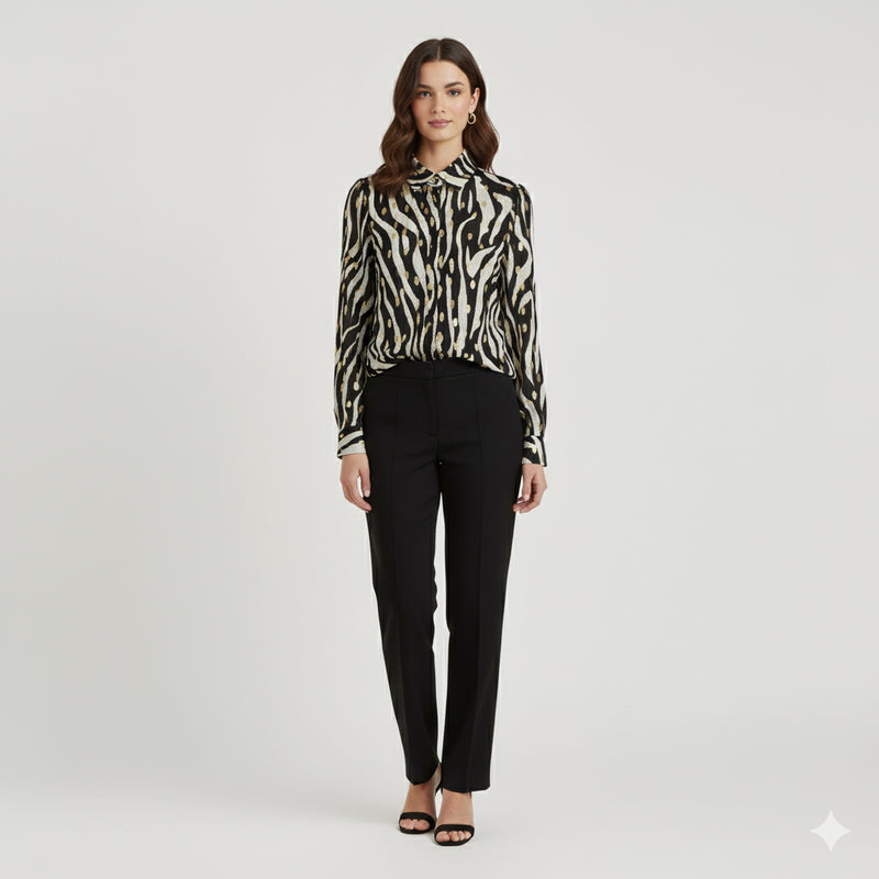 Zarina - Black Blouse