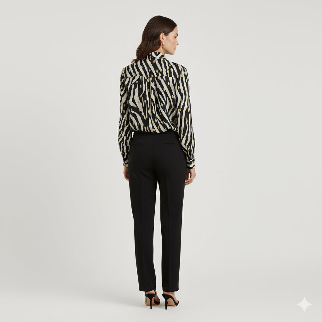 Zarina - Black Blouse