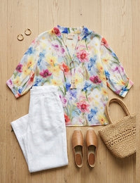Jolie Saule Floral Blouse