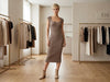 Monet  Midi Knit Dress