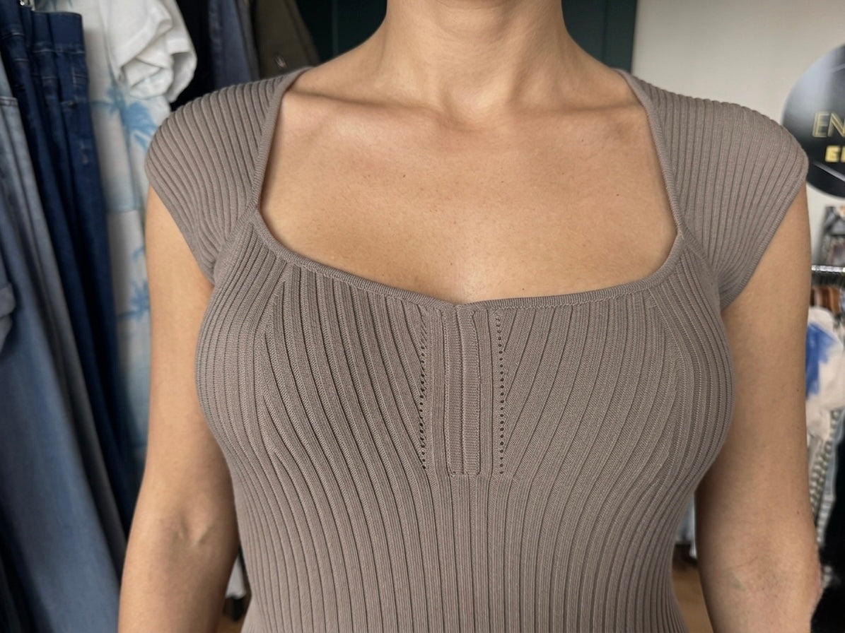 Monet  Midi Knit Dress