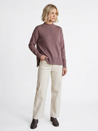 Amara Relaxed Knit – Mocha Rose