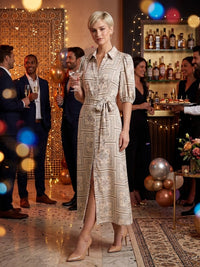 Enna Paisley Shirt Dress