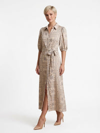 Enna Paisley Shirt Dress